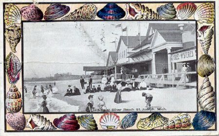 Silver Beach Amusement Park - Beach Front (newer photo)